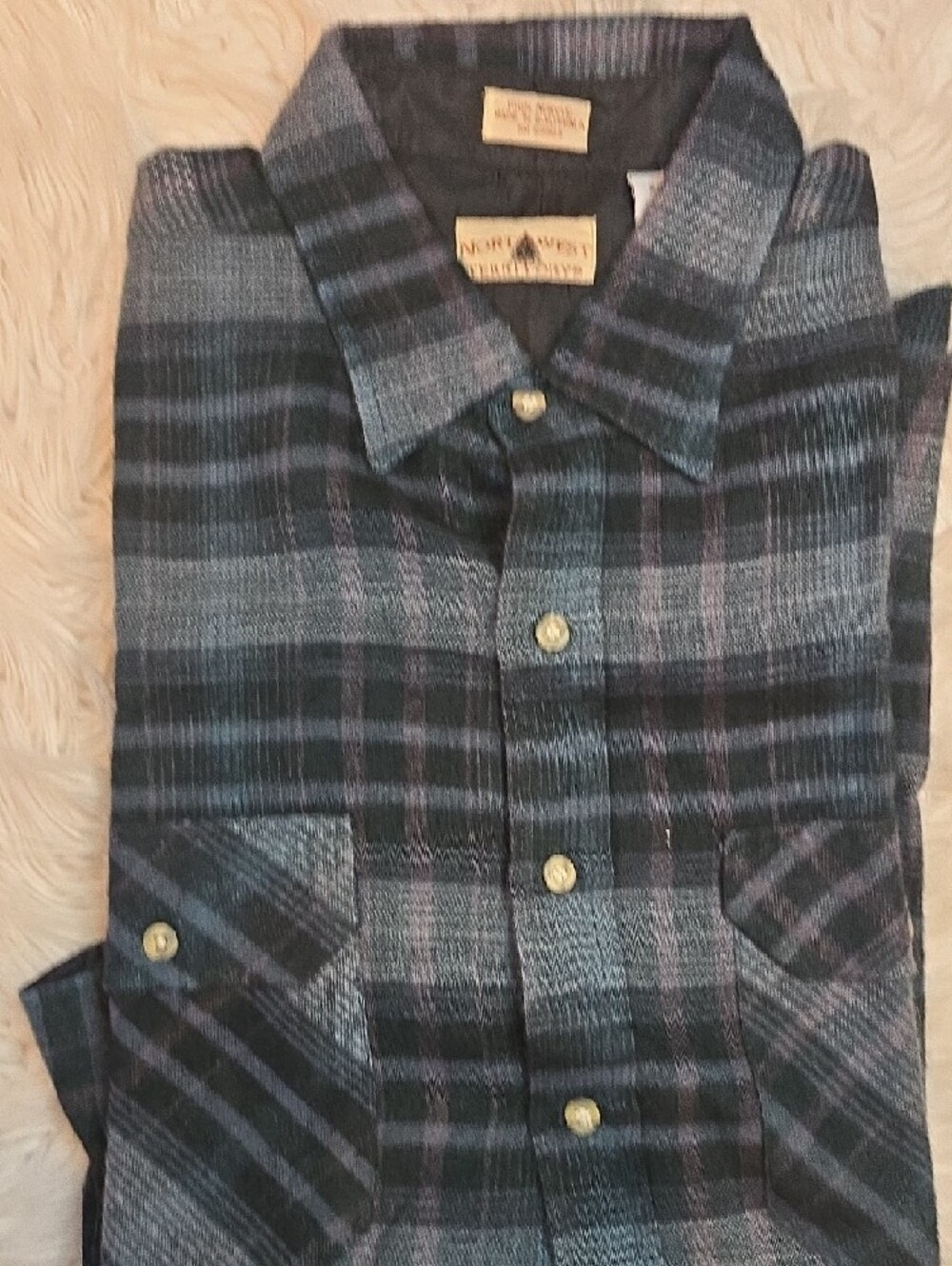 Northwest Territory Navy and Black Plaid Shirt